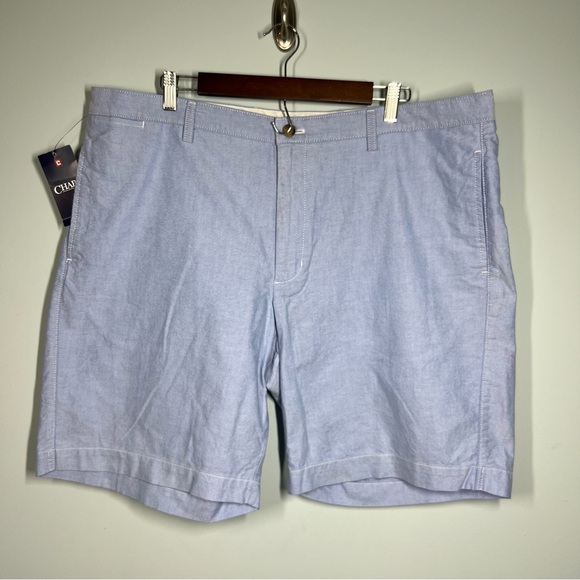 Chaps NWT Cotton Shorts Men’s Size 42 Palace Blue 9” Inseam Summer Everyday 7725 - Picture 1 of 7